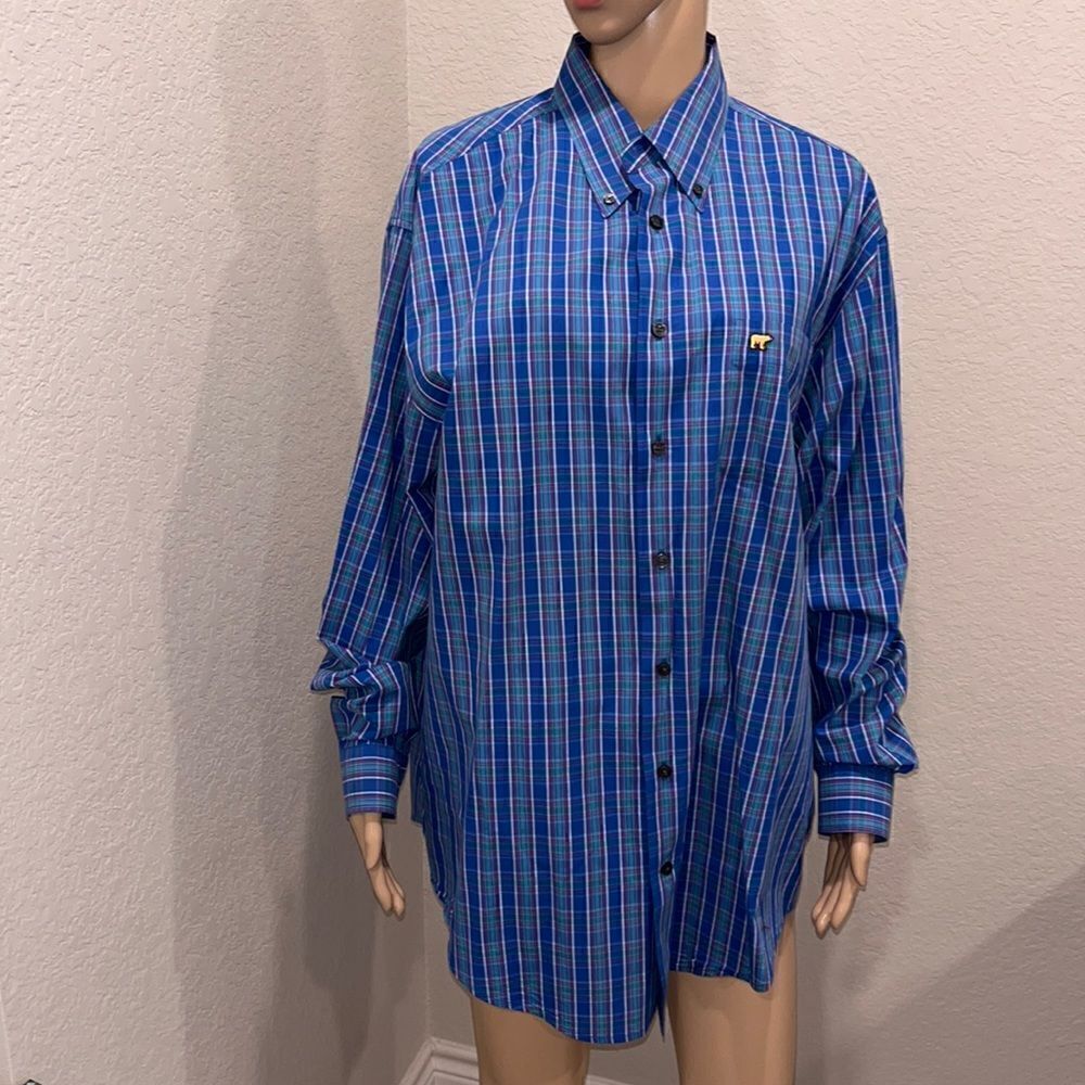 Nwot Jack Nicklaus plaid shirt.